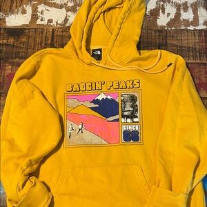 The North Face Yellow Graphic Hoodie